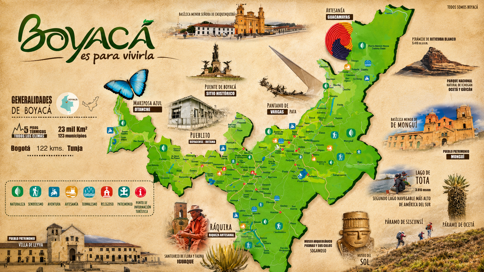 Rutas turísticas en Boyacá: paisajes que te dejarán sin aliento